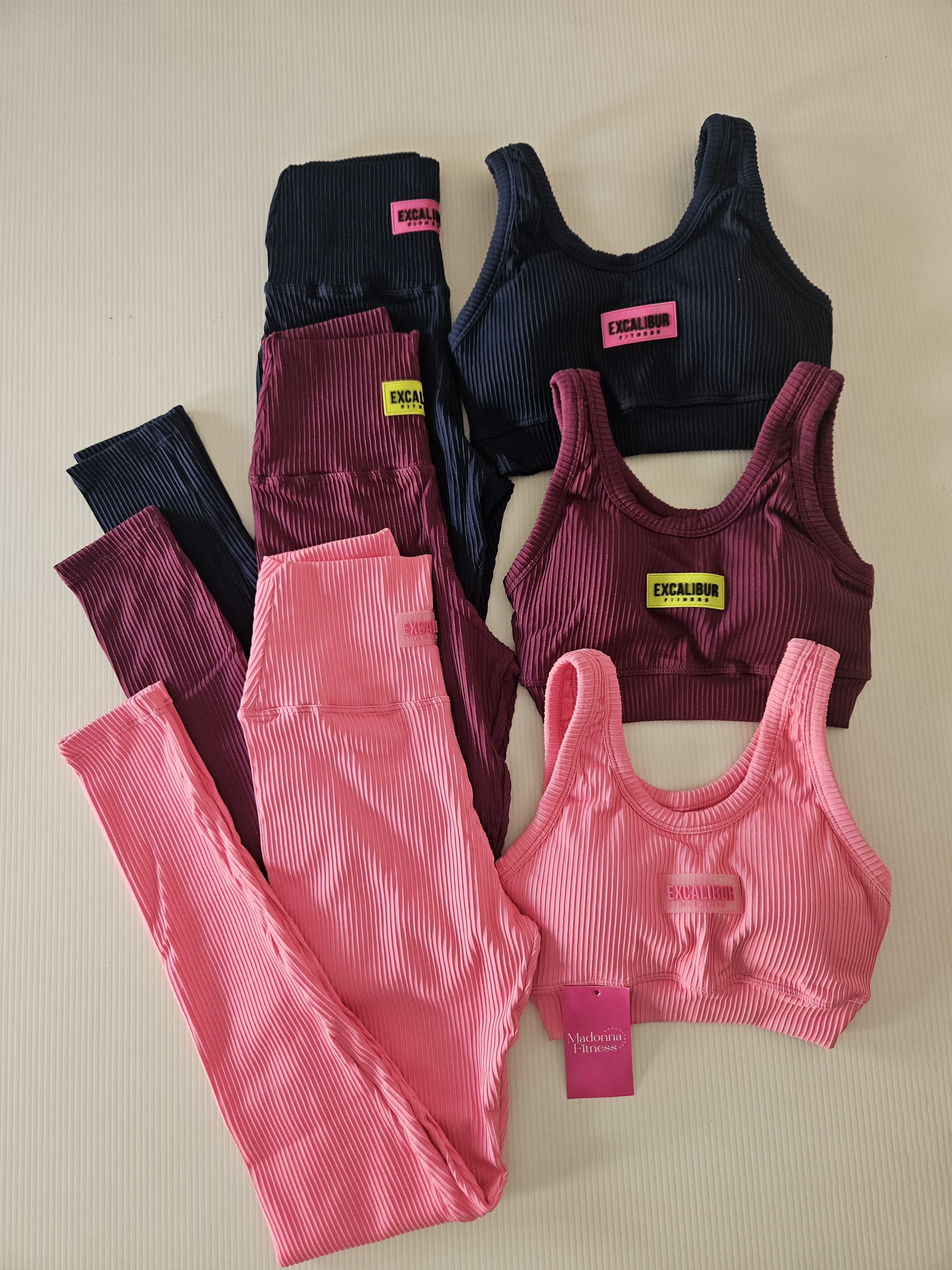 Conjunto Kiria canelado 3D