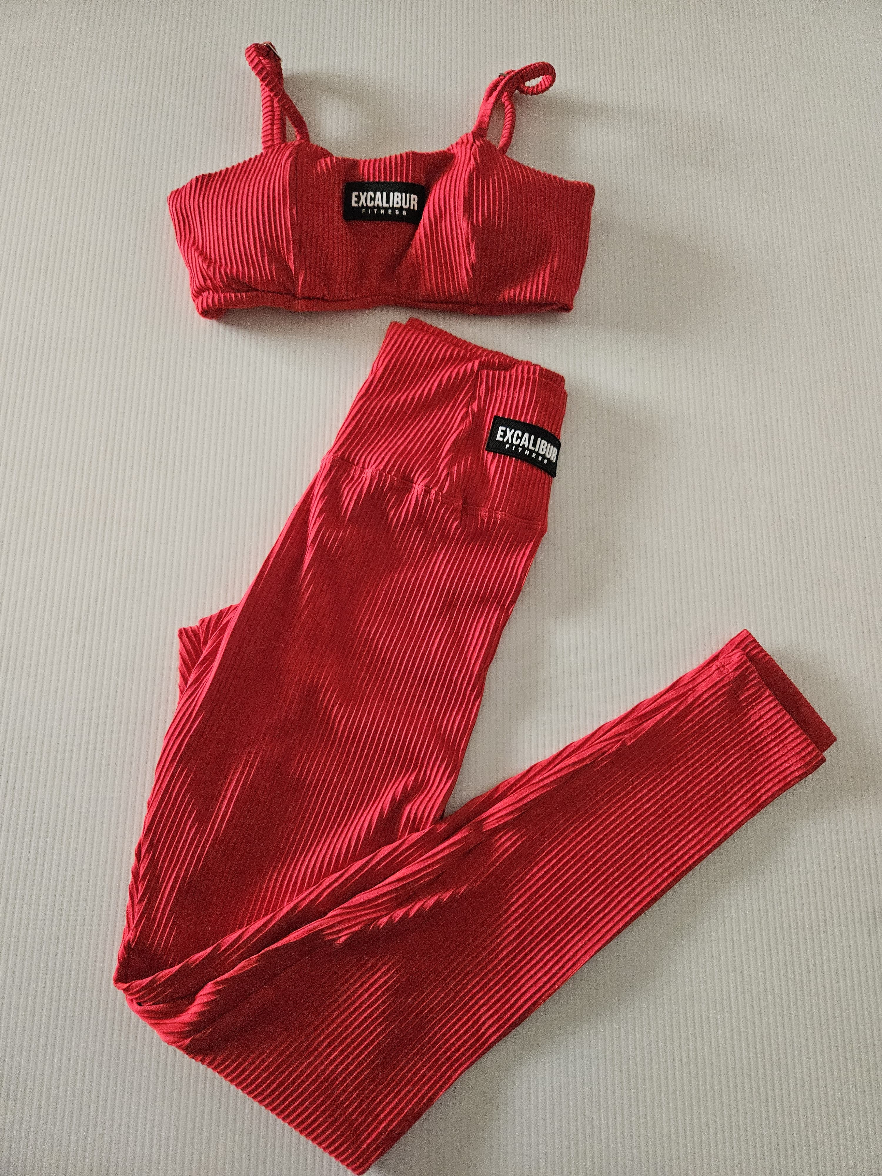 Conjunto Olivia canelado 3D
