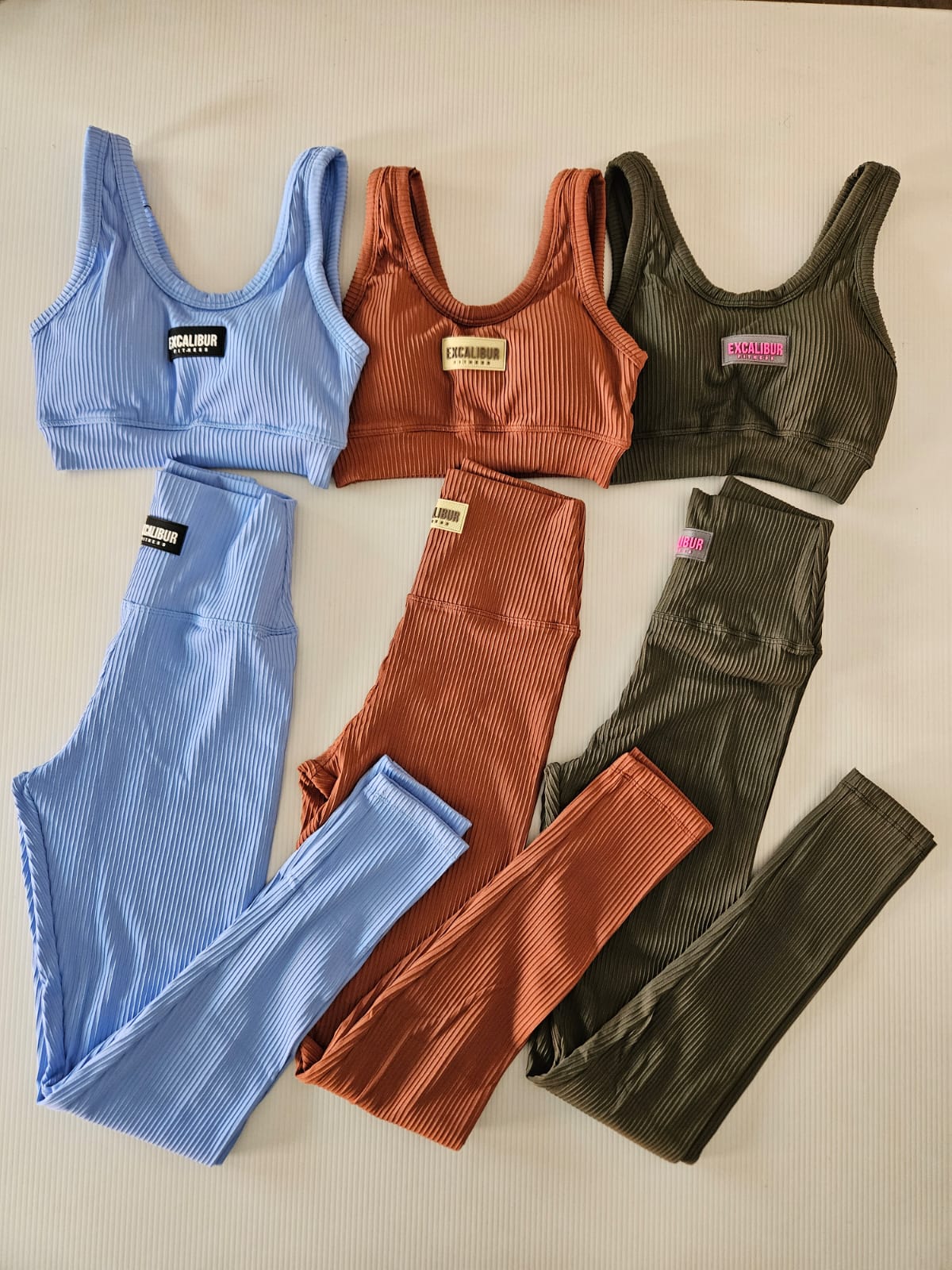 Conjunto Kiria canelado 3D
