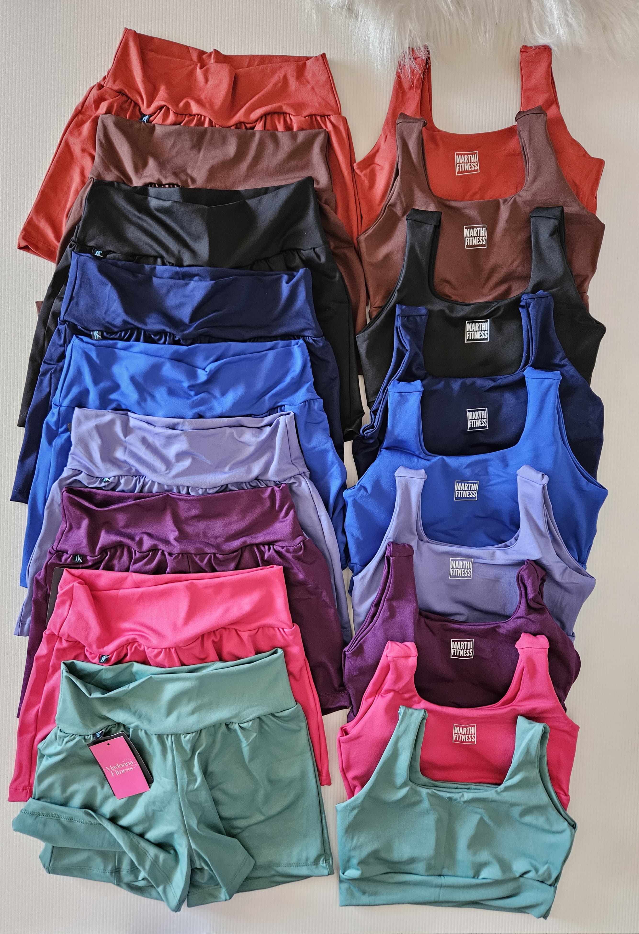 O Conjunto  Short Duplo Larissa